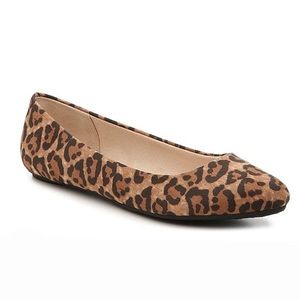 Kelly and Katie Pirassa Leopard Print Ballet Flat